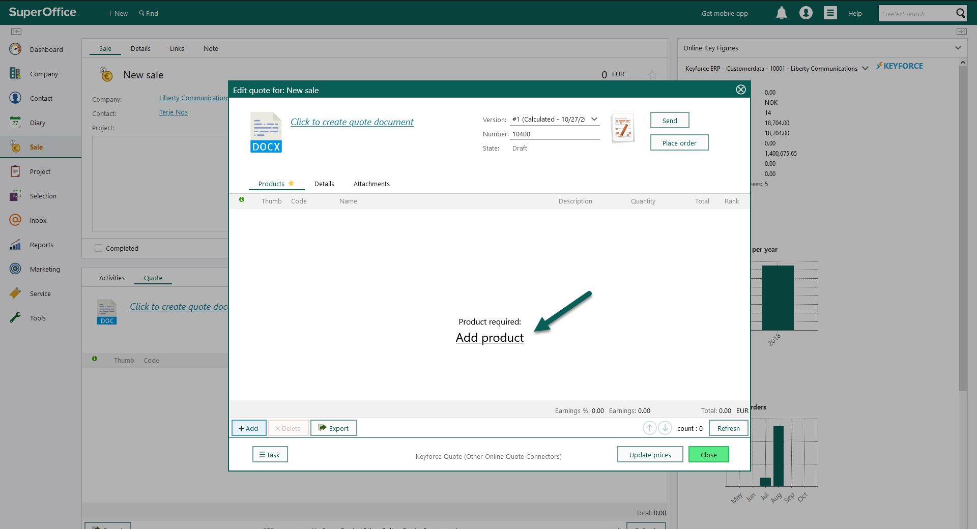 2. Add a new product