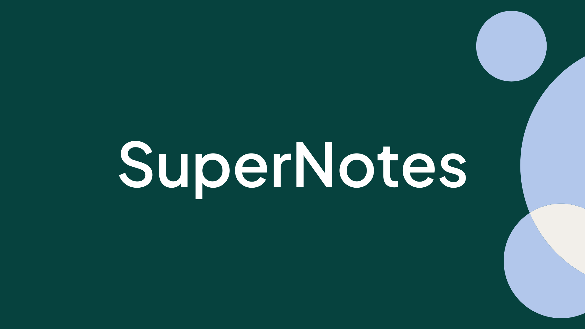 SuperNotes