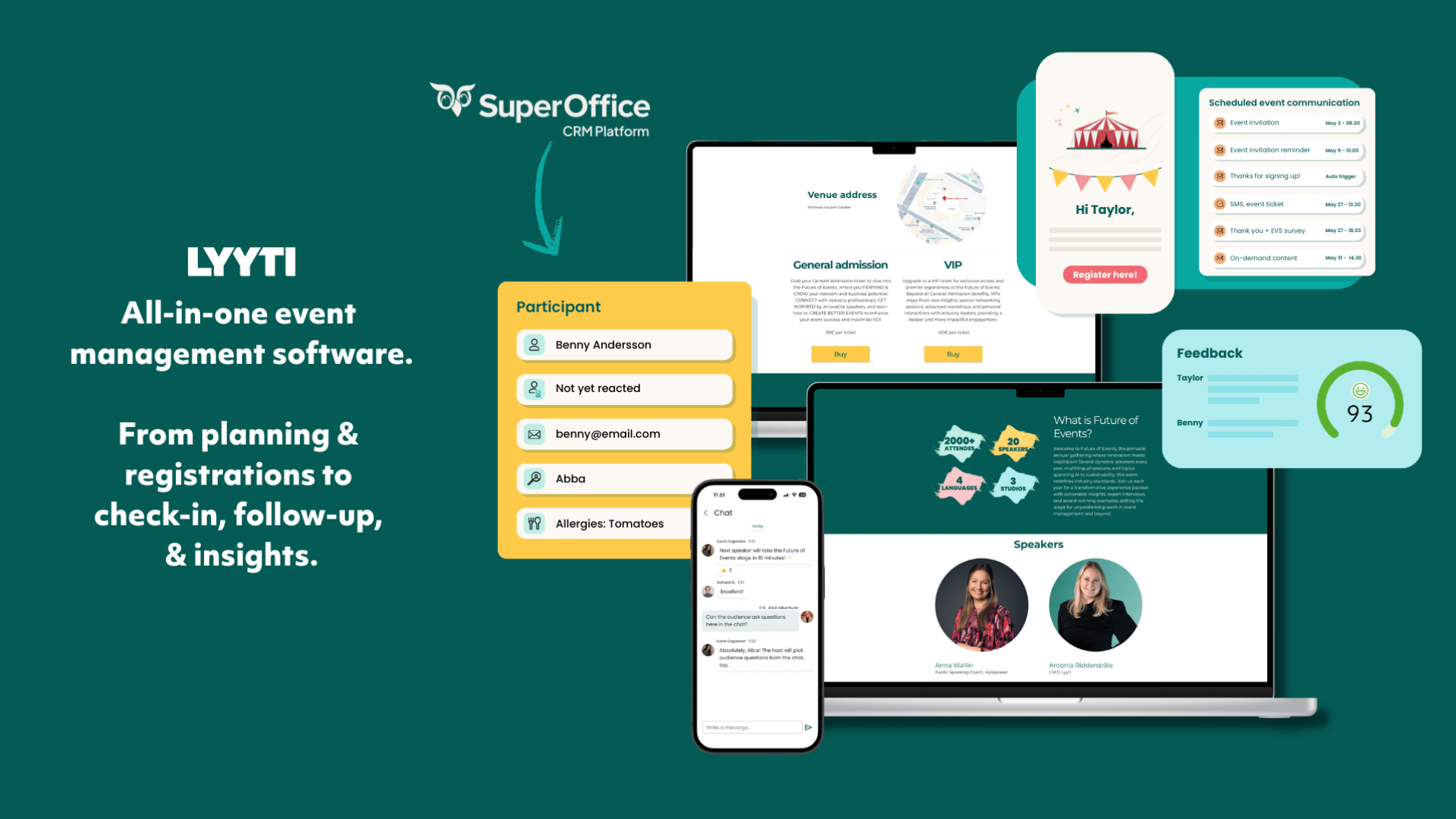 All-in-one event  management software