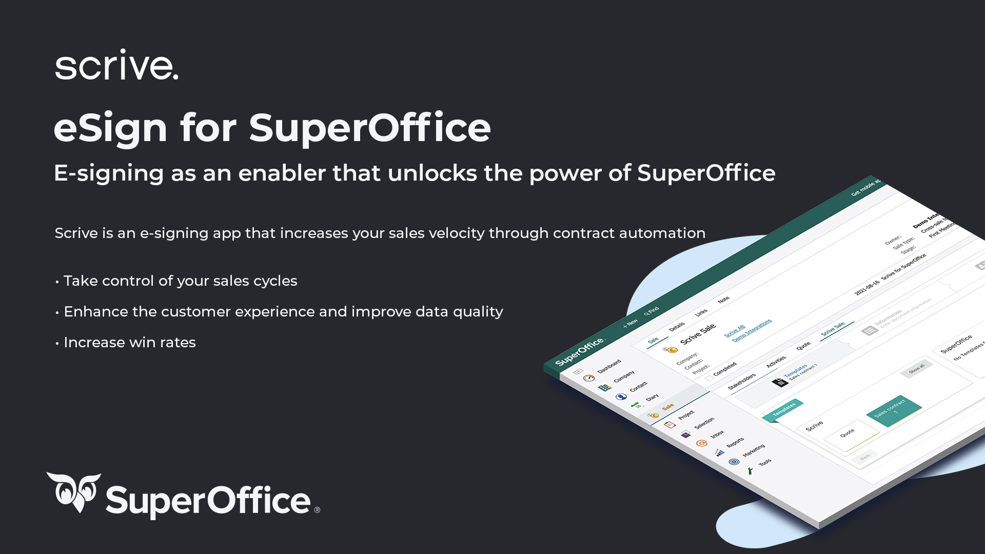 Screen 02 - eSign for SuperOffice