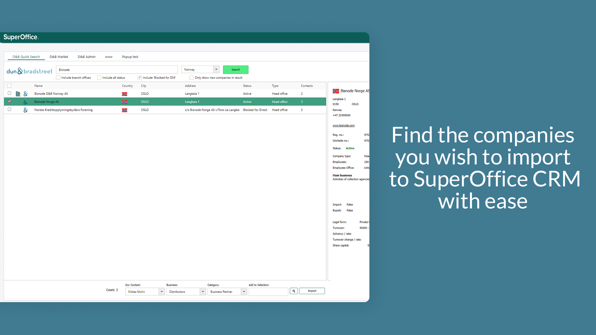 2 Find the companies you wish to import to SuperOffice with ease_.png