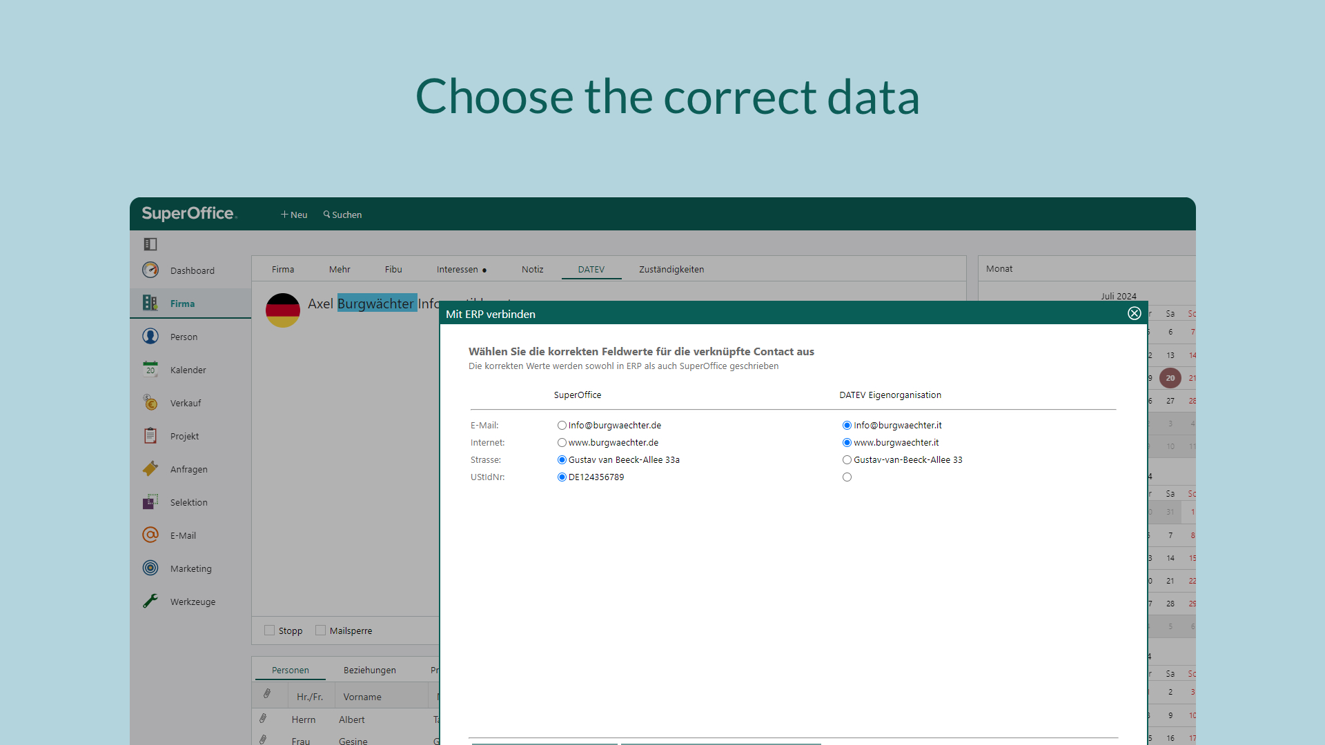 DATEV Eigenorganisation Sync image 2