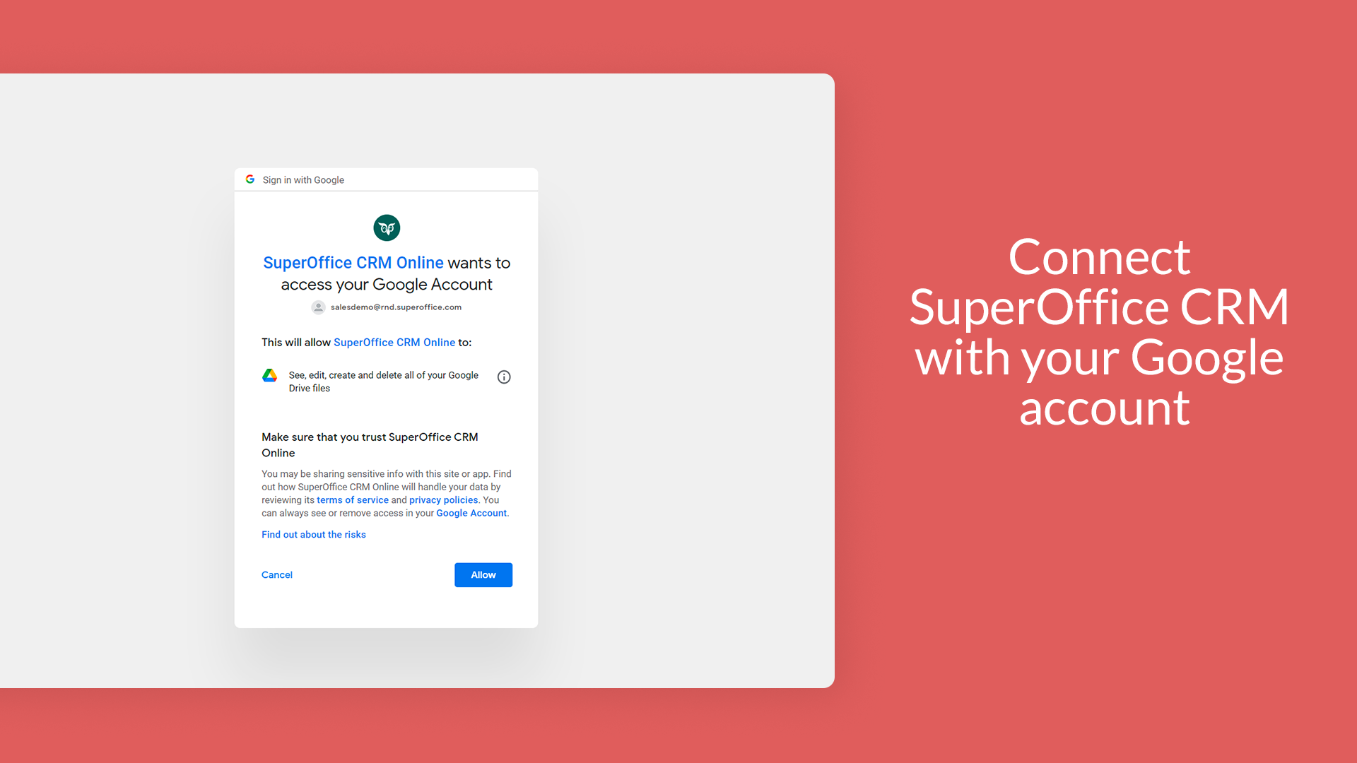 1 Connect SuperOffice CRM with your Google account.png