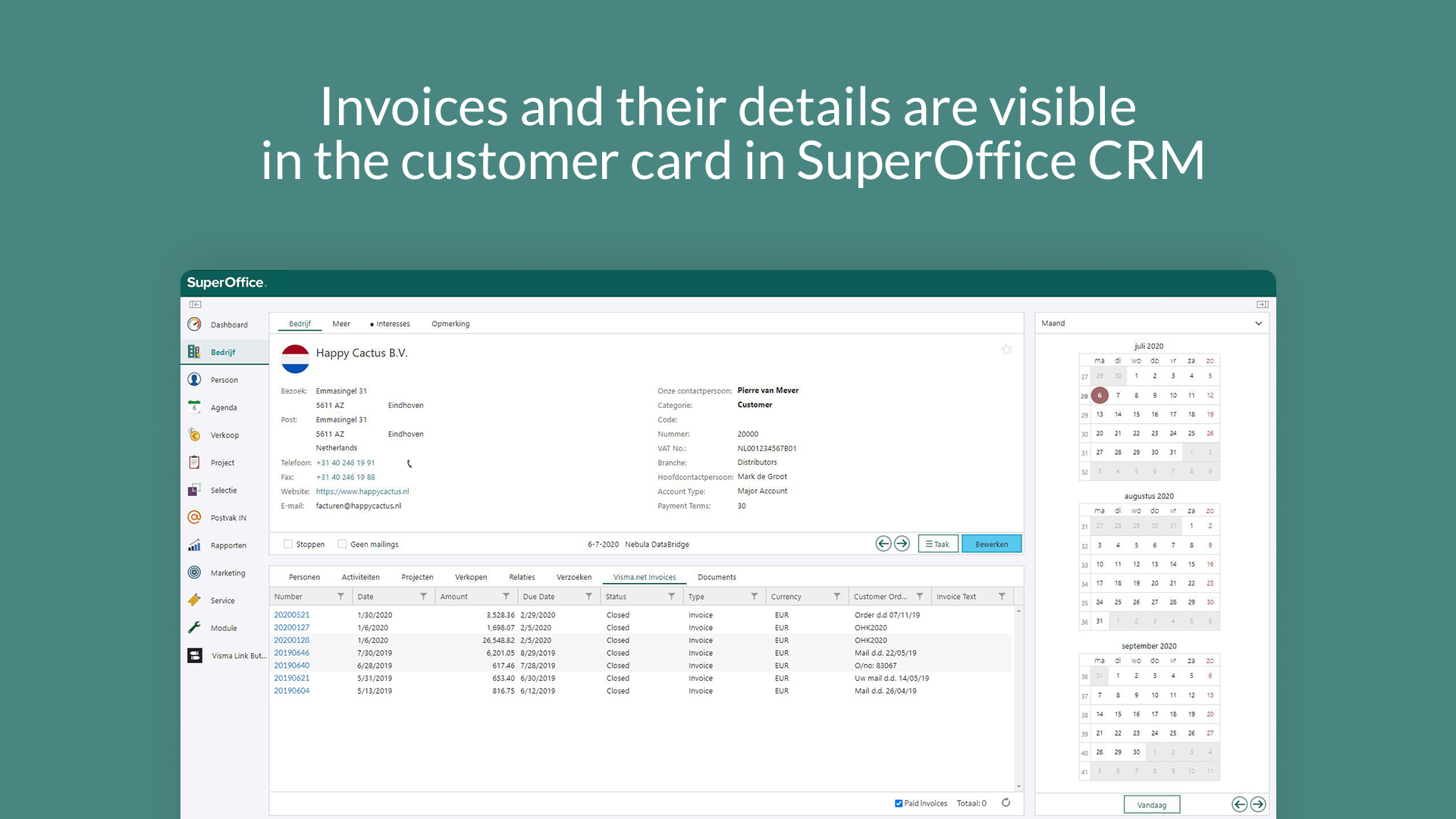 3. Invoices and their details are visible in the customer card in SuperOffice CRM.png