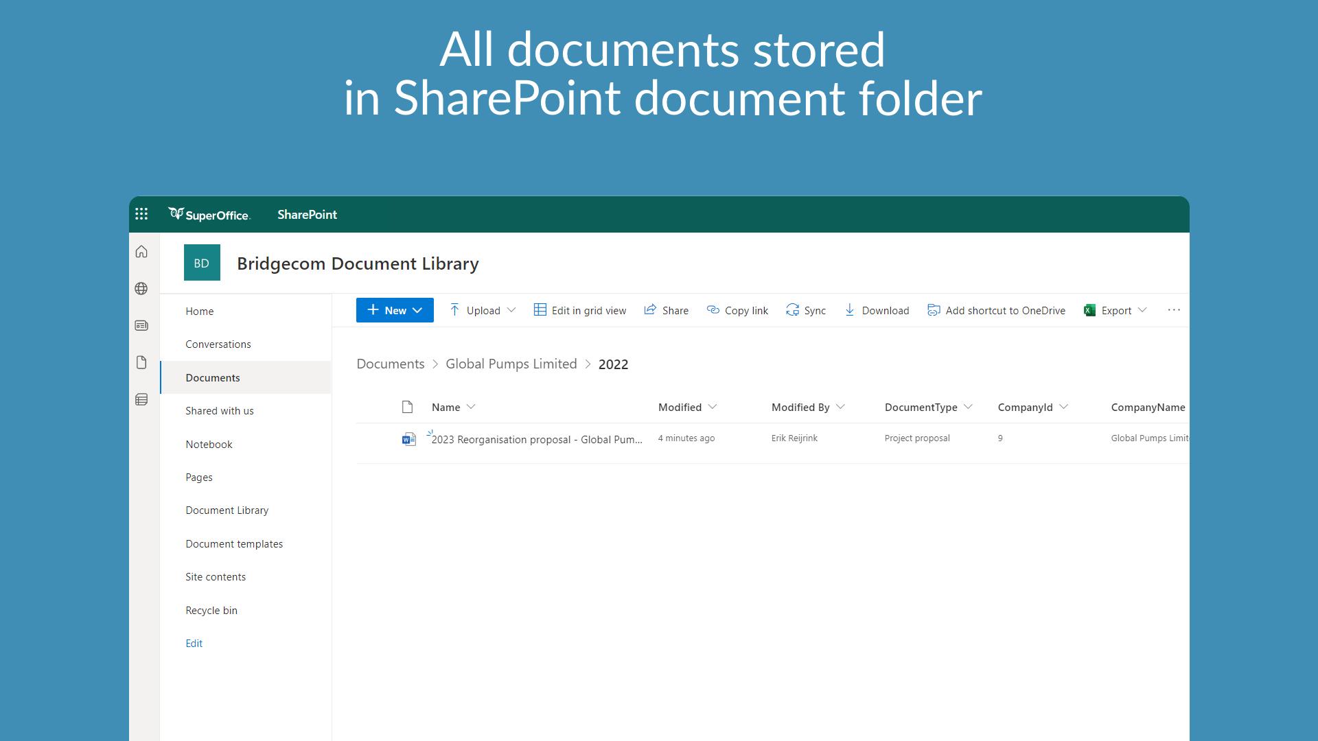 3. All documents stored in SharePoint document folder.jpg
