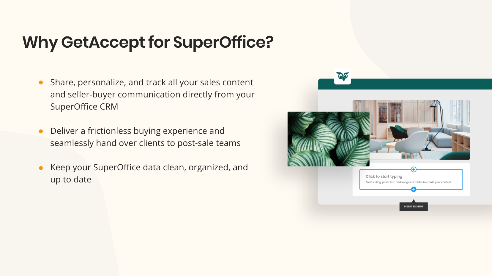 Why GetAccept for SuperOffice CRM