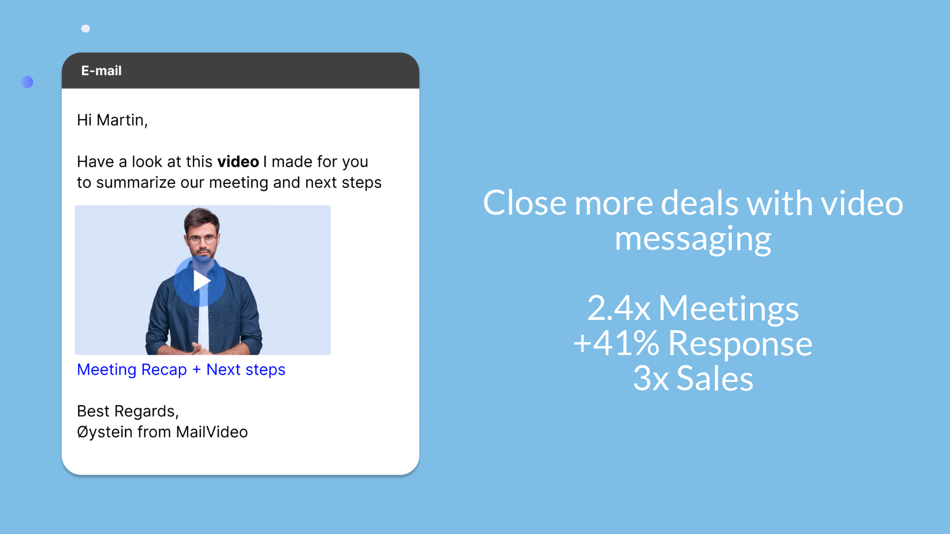 Close more deals with video messaging
